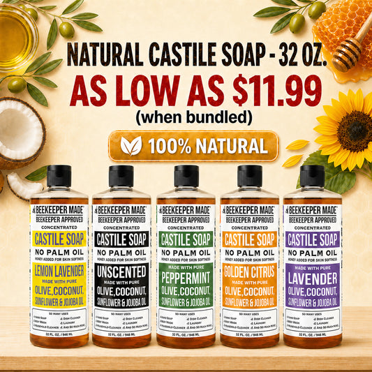 32 OUNCE LIQUID NATURAL CASTILE SOAP