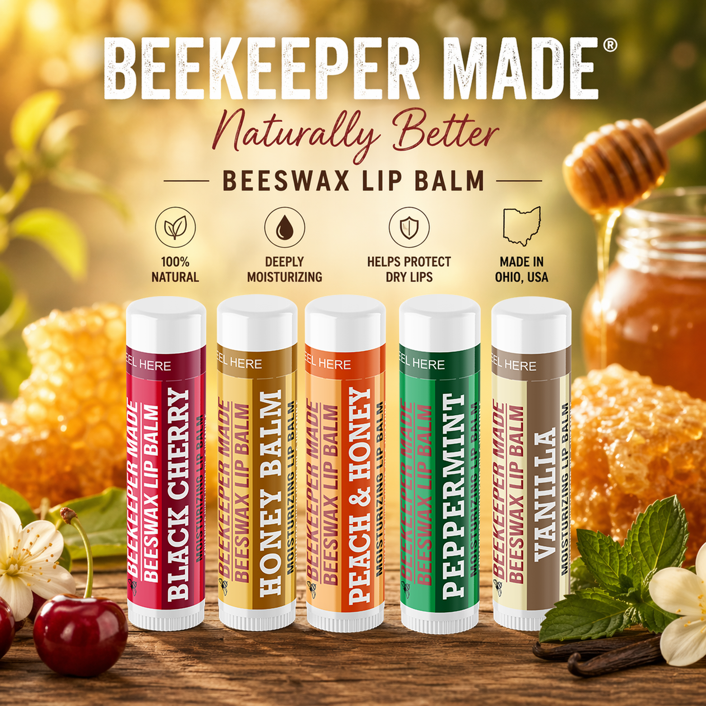 40 Pack Lip Balms Bulk