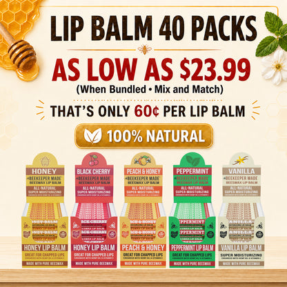 40 Pack Lip Balms Bulk
